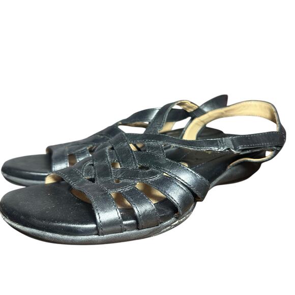 Naturalizer Women's Leather Sandals 6M Comfortable Strappy Gladiator Sandals - Picture 5 of 11